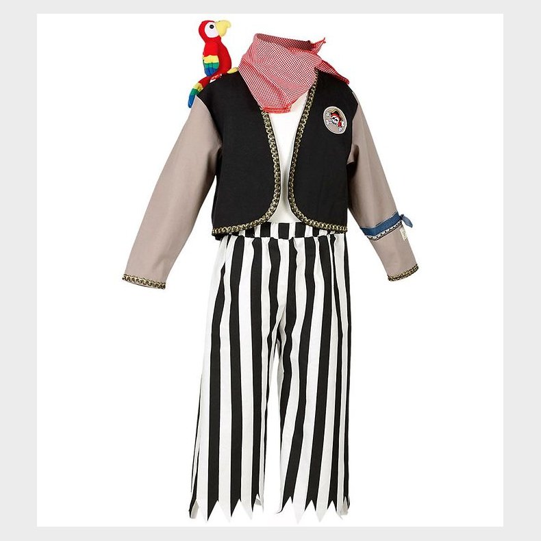 Souza Udkldning - Pirat m. Papegje - Sort