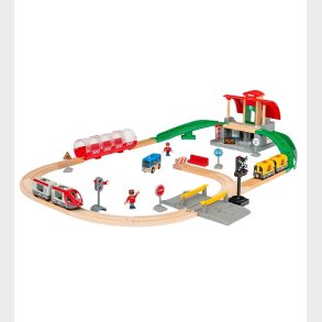 BRIO Legetj - Centralstation st - 37 dele 33989