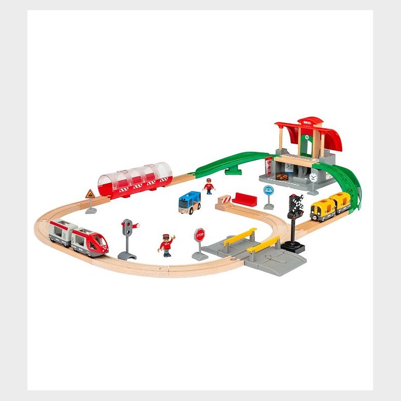 BRIO Legetj - Centralstation st - 37 dele 33989