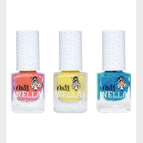Miss Nella Neglelak - 3-pak - Banana Split/Under The Sea/Marshma