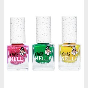 Miss Nella Neglelak - 3-pak - Kiss The Frog/Honey Twinkles/Sugar