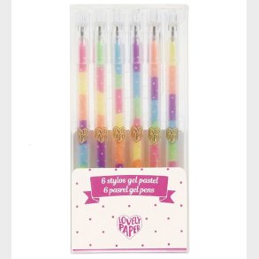 Djeco Kuglepenne - 6 Stk. - Stylos Gel Fluo