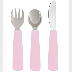 We Might Be Tiny Bestik - 3 Dele - Powder Pink