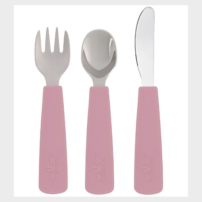 We Might Be Tiny Bestik - 3 Dele - Dusty Rose