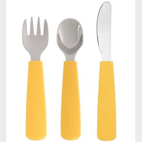 We Might Be Tiny Bestik - 3 Dele - Yellow