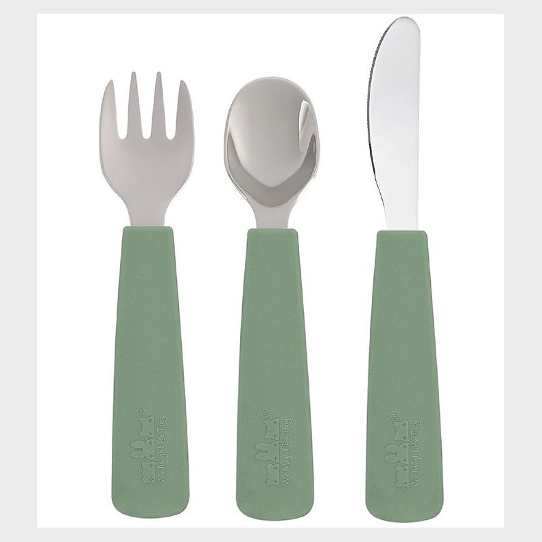 We Might Be Tiny Bestik - 3 Dele - Sage