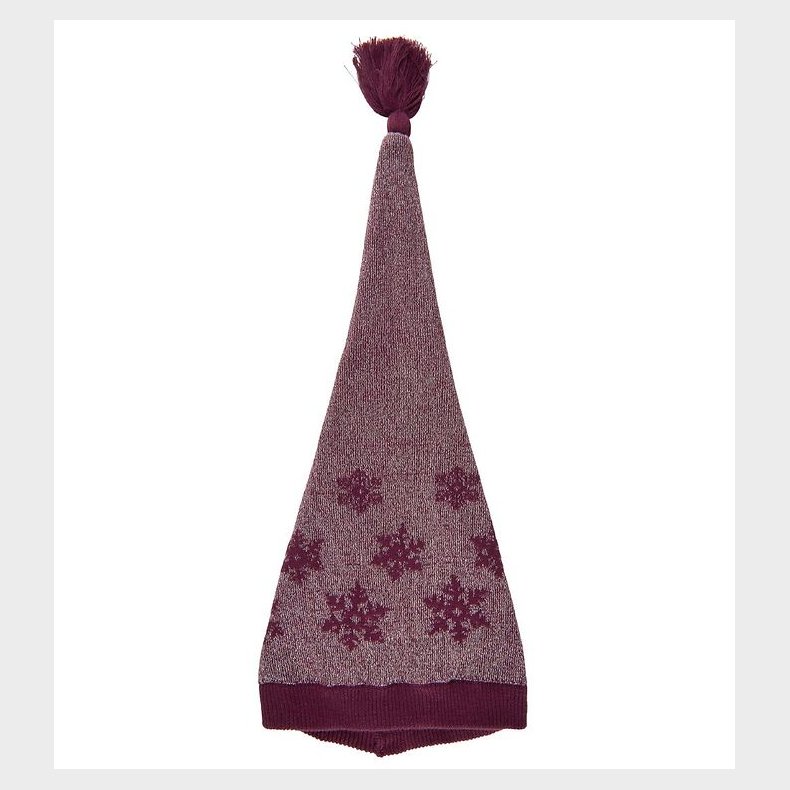 Minymo Nissehue - Strik - Pixie - Fig m. Mnster/Kvast