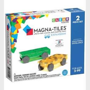Magna-Tiles Magnet-udvidelsesst - 2 Dele - Bil
