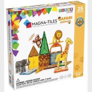 Magna-Tiles Magnetst - 25 Dele - Safaridyr