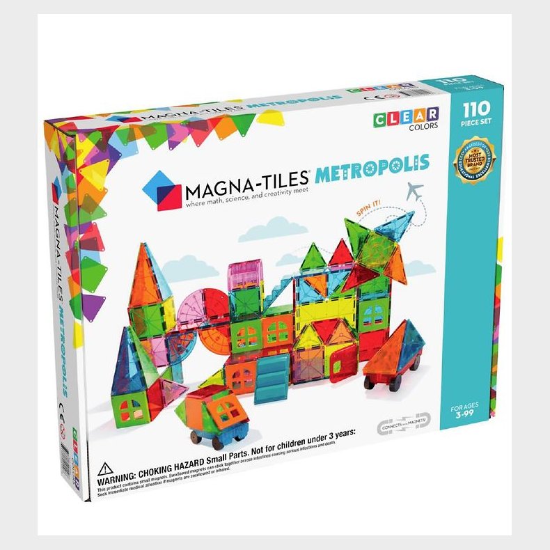 Magna-Tiles Magnetst - 110 Dele - Metropolis