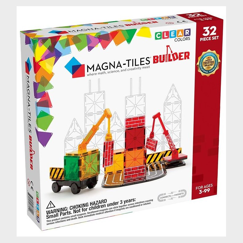 Magna-Tiles Magnetst - 32 Dele - Builder