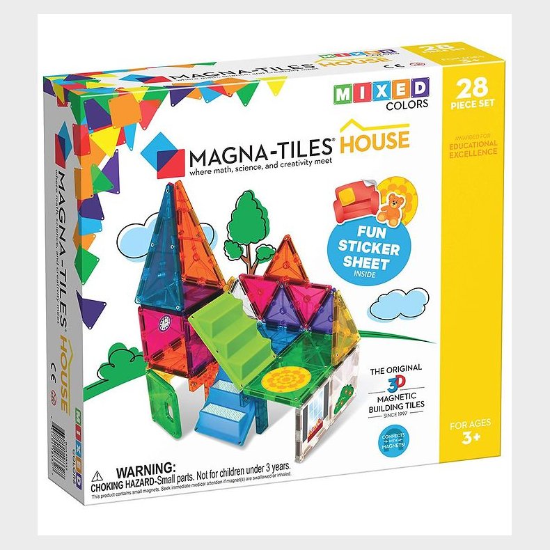 Magna-Tiles Magnetst - 28 Dele - Hus