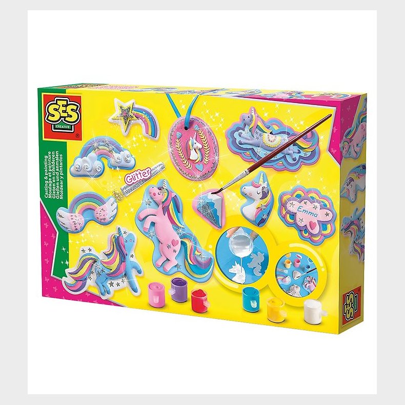 SES Creative - Stb &amp; Mal - Glitter - Enhjrninger