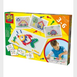 SES Creative Stifter - 100 stk - Mosaik Plade