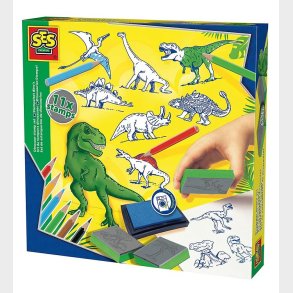 SES Creative Stempelst - Dinosaurer