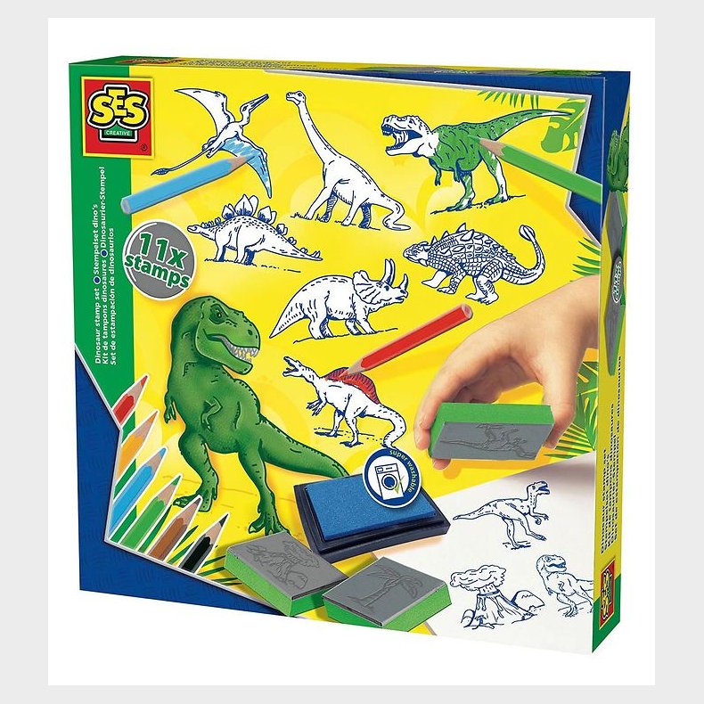 SES Creative Stempelst - Dinosaurer