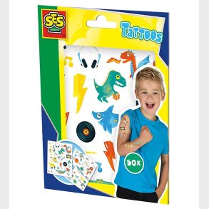 SES Creative Tatoveringer - Dinosaurer og Rumvsner