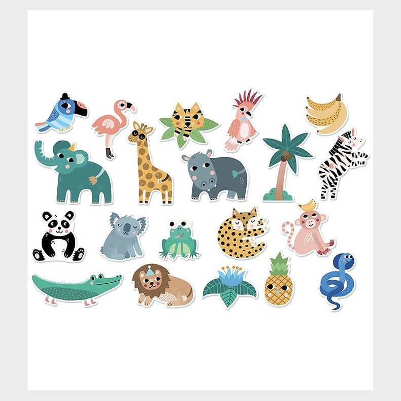 Vilac Magneter - 20 Dele - Jungle