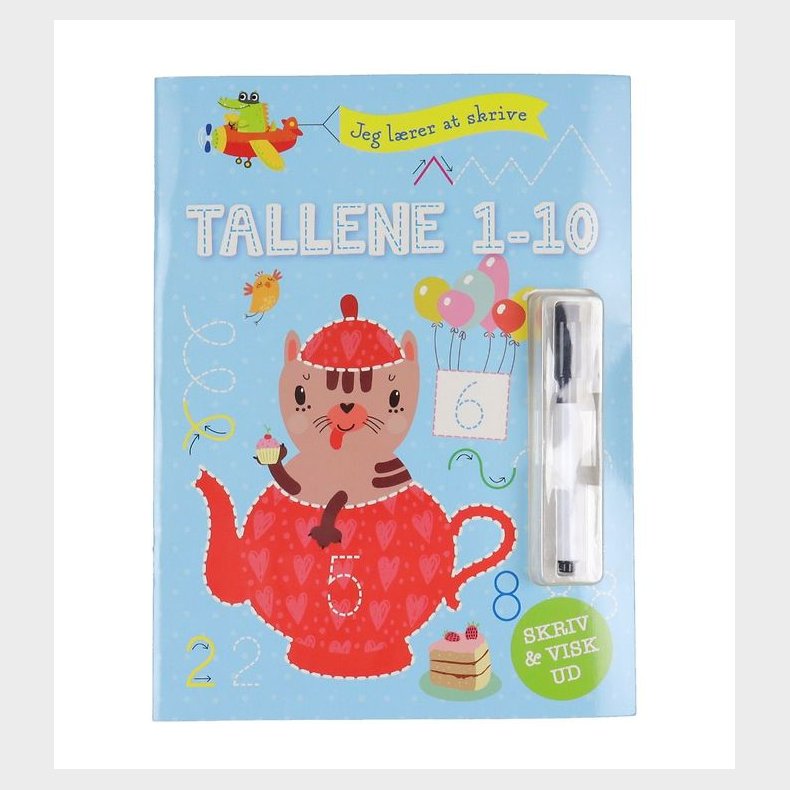 Forlaget Bolden Aktivitetsbog - Jeg Lrer At Skrive Tallene 1-10