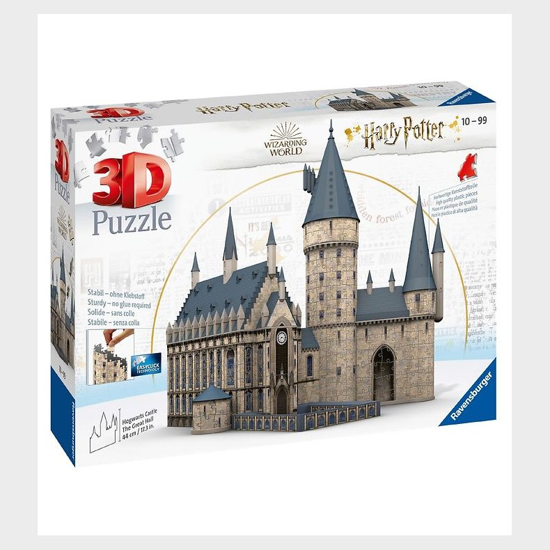 3D Puslespil - 630 Brikker - Harry Potter Hogwarts