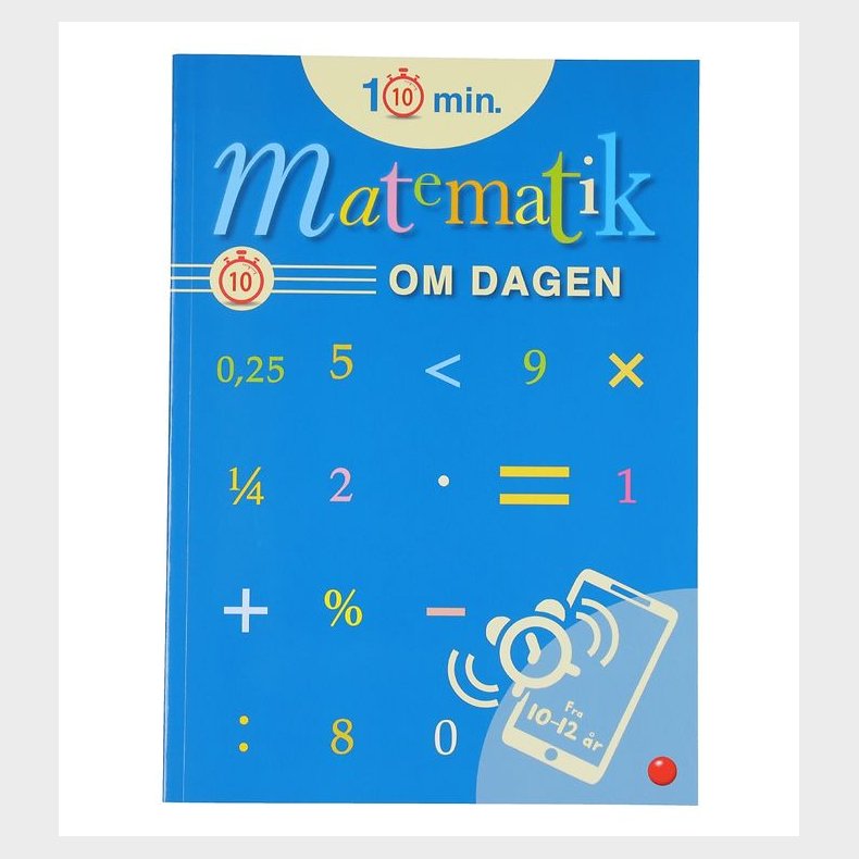 Forlaget Bolden Aktivitetsbog - 10 Minutter Matematik dagligt DA