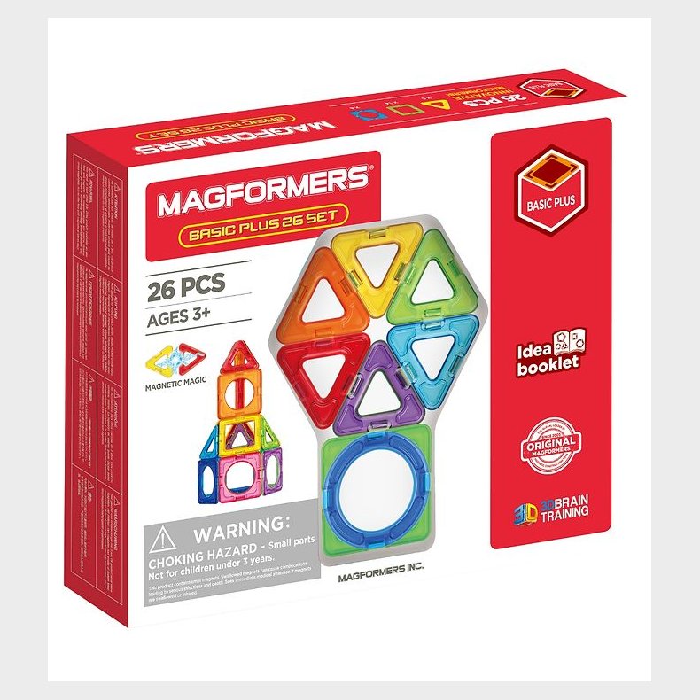 Magformers Magnetst - Basic Plus - 26 Dele