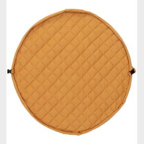 Play&Go Legetjstppe - 120 - Soft Organic - Mustard Chai Tea