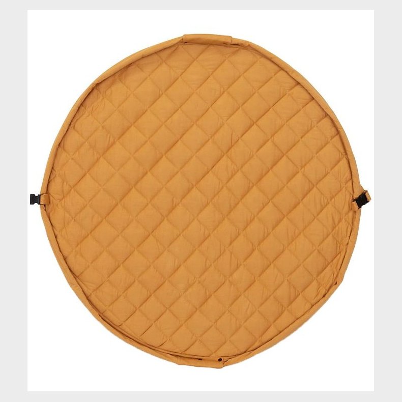 Play&Go Legetjstppe - 120 - Soft Organic - Mustard Chai Tea