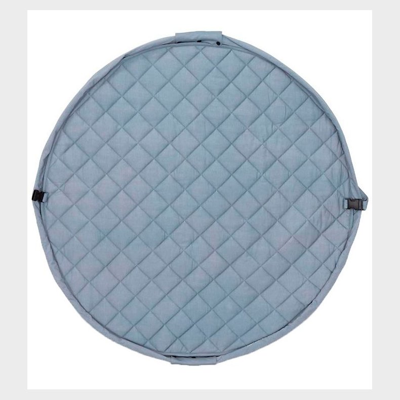 Play&Go Legetjstppe - 120 - Soft Organic - Dusty Blue