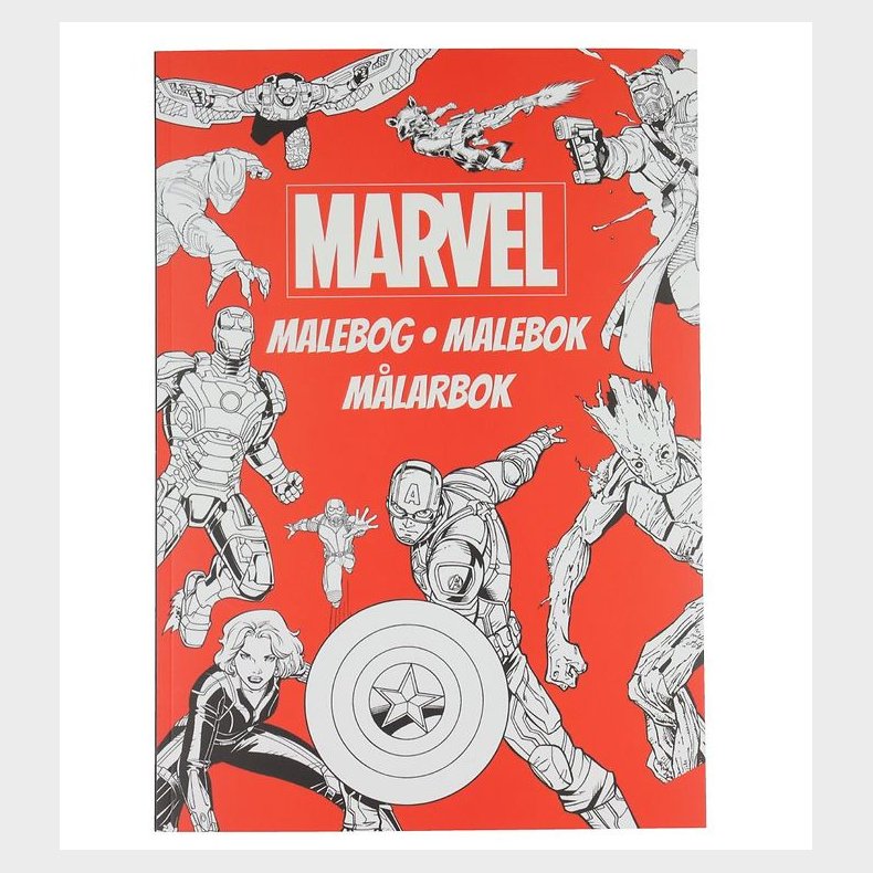 Karrusel Forlag Malebog - Marvel