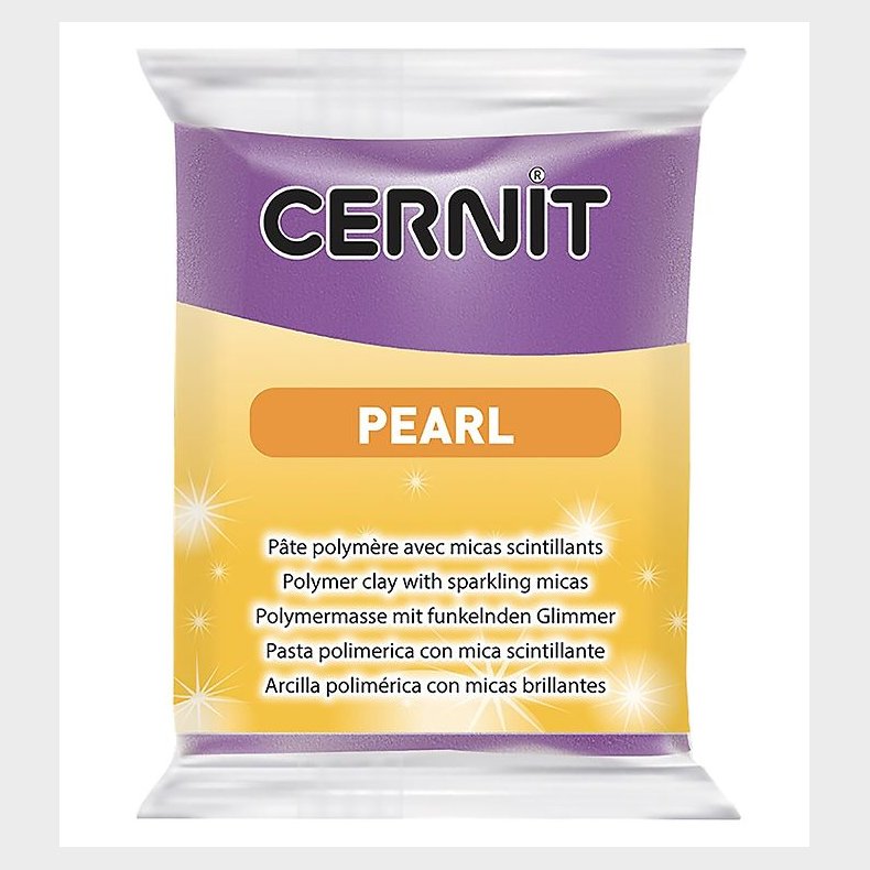 Cernit Polymer Ler - Pearl - Lilla