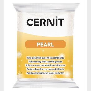Cernit Polymer Ler - Pearl - Hvid