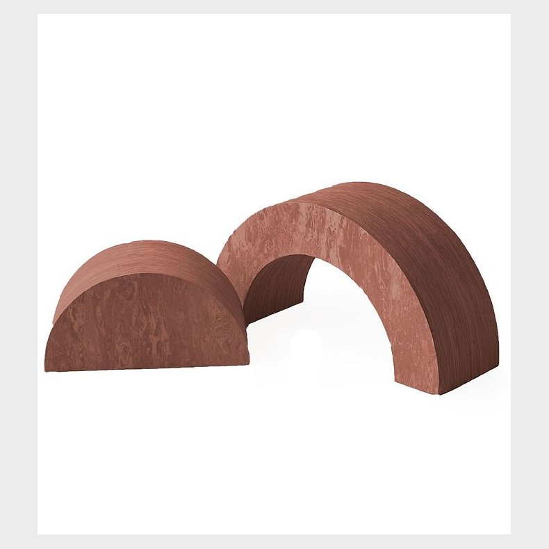 bObles Tunnel - Marble Living - Medium - Terracotta