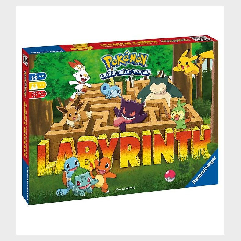 Ravensburger Spil - Labyrinth - Pok&eacute;mon