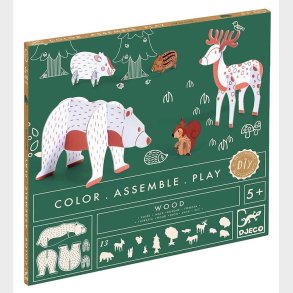 Djeco Kreast - 13 Dele - Skoven