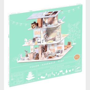 Djeco Kreast - 36 cm - 225 Dele - Dukkehus