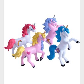 Wild Republic Pose m. Dyr - 4 stk. - Enhjrninger