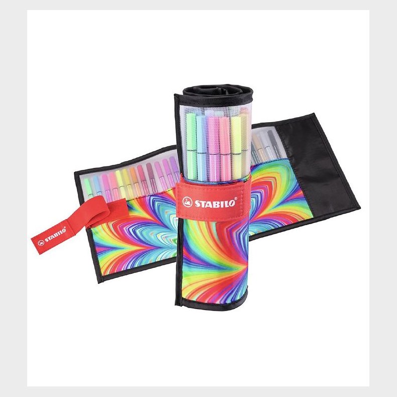 Stabilo Tuscher m. Penalhus - Pen 68 Arty - 25 stk - Multifarvet