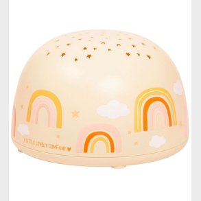 A Little Lovely Company Projektrlampe - 14x9 cm - Rainbows