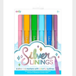 Ooly Tusher - Silver Linings - 6 Stk - Multifarvet Slv