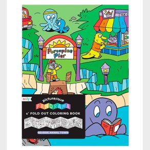 Ooly Fold Ud Malebog - Panorama - Seaside Animal Town