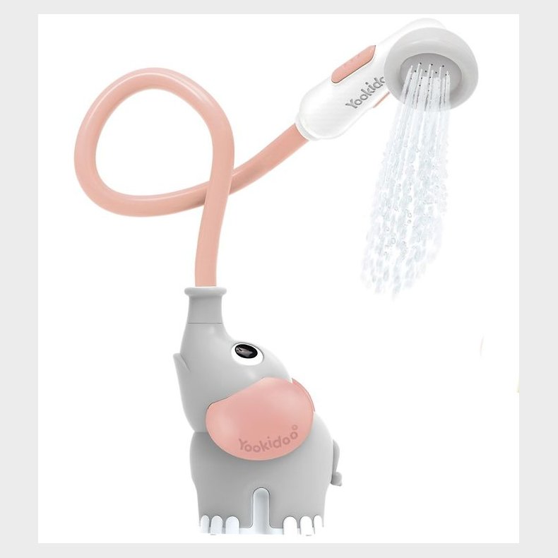 Yookidoo Badelegetj - Elephant Baby Shower - Rosa