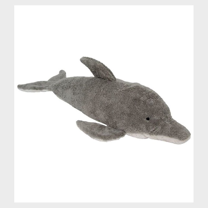 Senger Naturwelt Varmepude - Stor - 66 cm - Delfin - Gr/Hvid