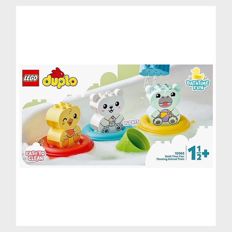 LEGO DUPLO - Sjov I Badet: Flydende Dyretog 10965 - 14 Dele