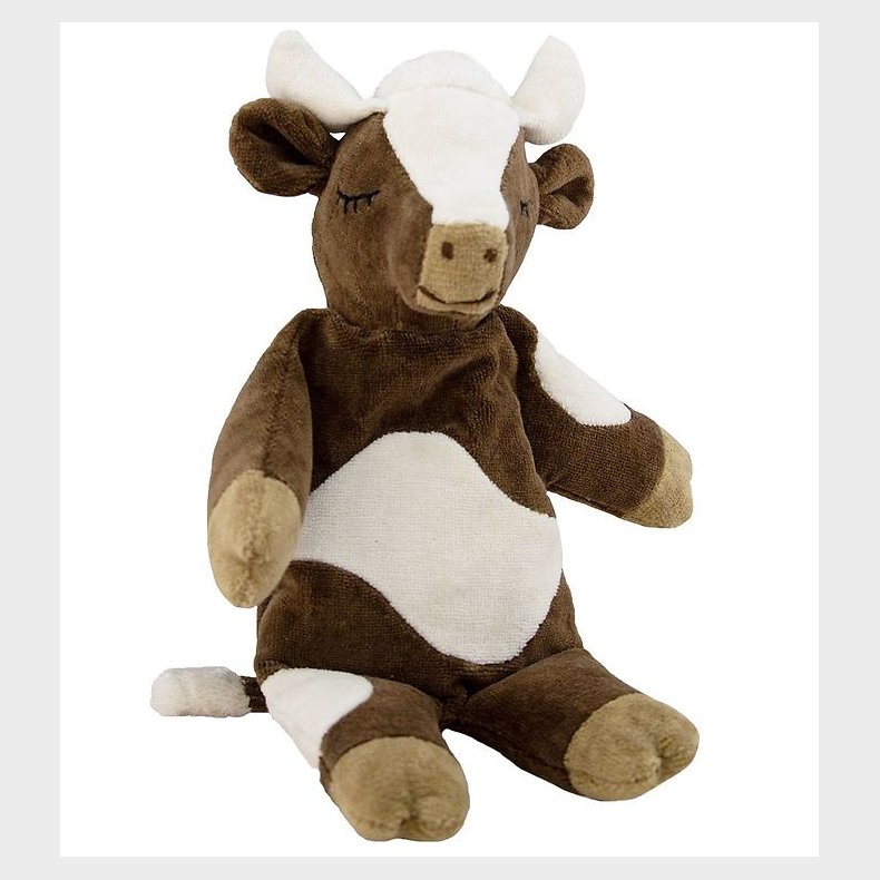 Senger Naturwelt Varmepude - Lille - 33 cm - Ko - Brun/Hvid