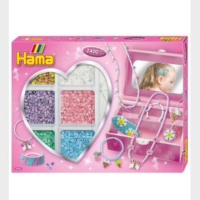 Hama Midi Perlest - 2400 stk. - Smykker - Pastel