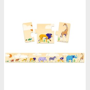 Djeco Puslespil - 10 stk - Dyr