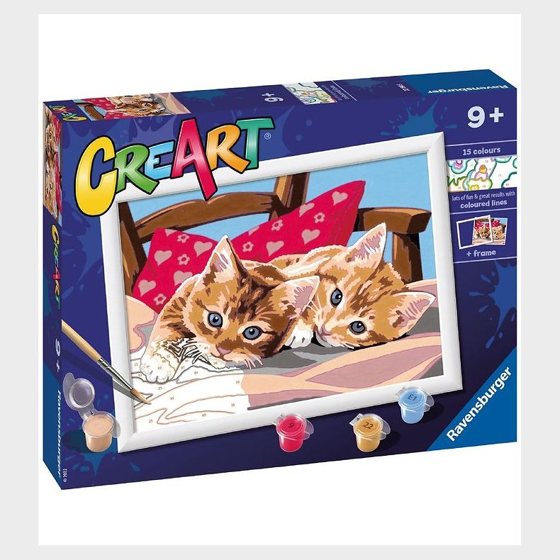 Ravensburger CreArt Malest - Two Cuddly Cats