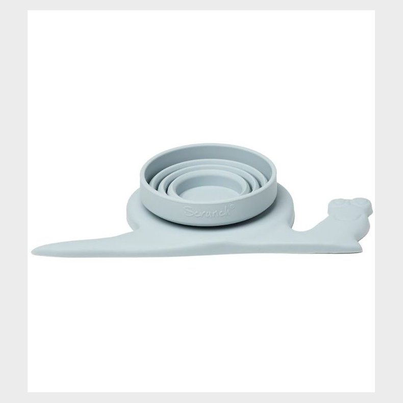 Scrunch Foldbar Regnvandsmler - 21x11 cm - Silikone - Duck Egg