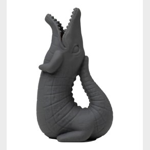 Scrunch Vandkande - 18,5x11 cm - Silikone - Krokodille - Antraci